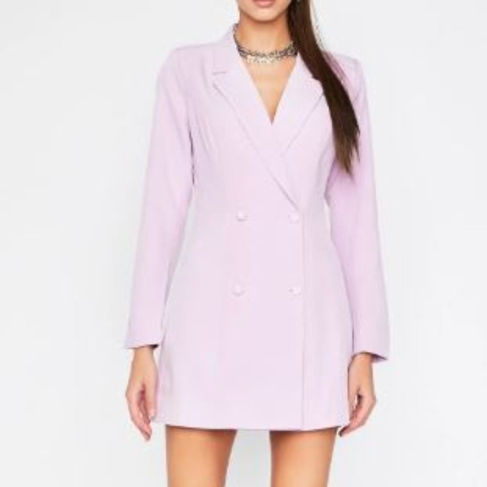 LAVENDER BLAZER DRESS